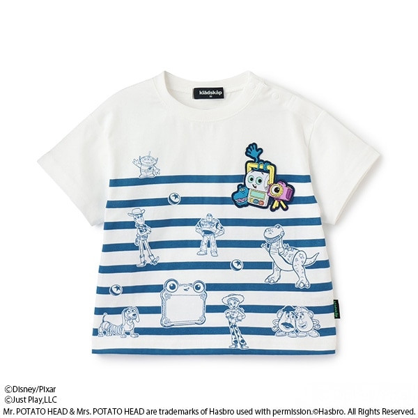 【Disney&Pixar】TOY STORY 5/ボーダー半袖Tシャツ