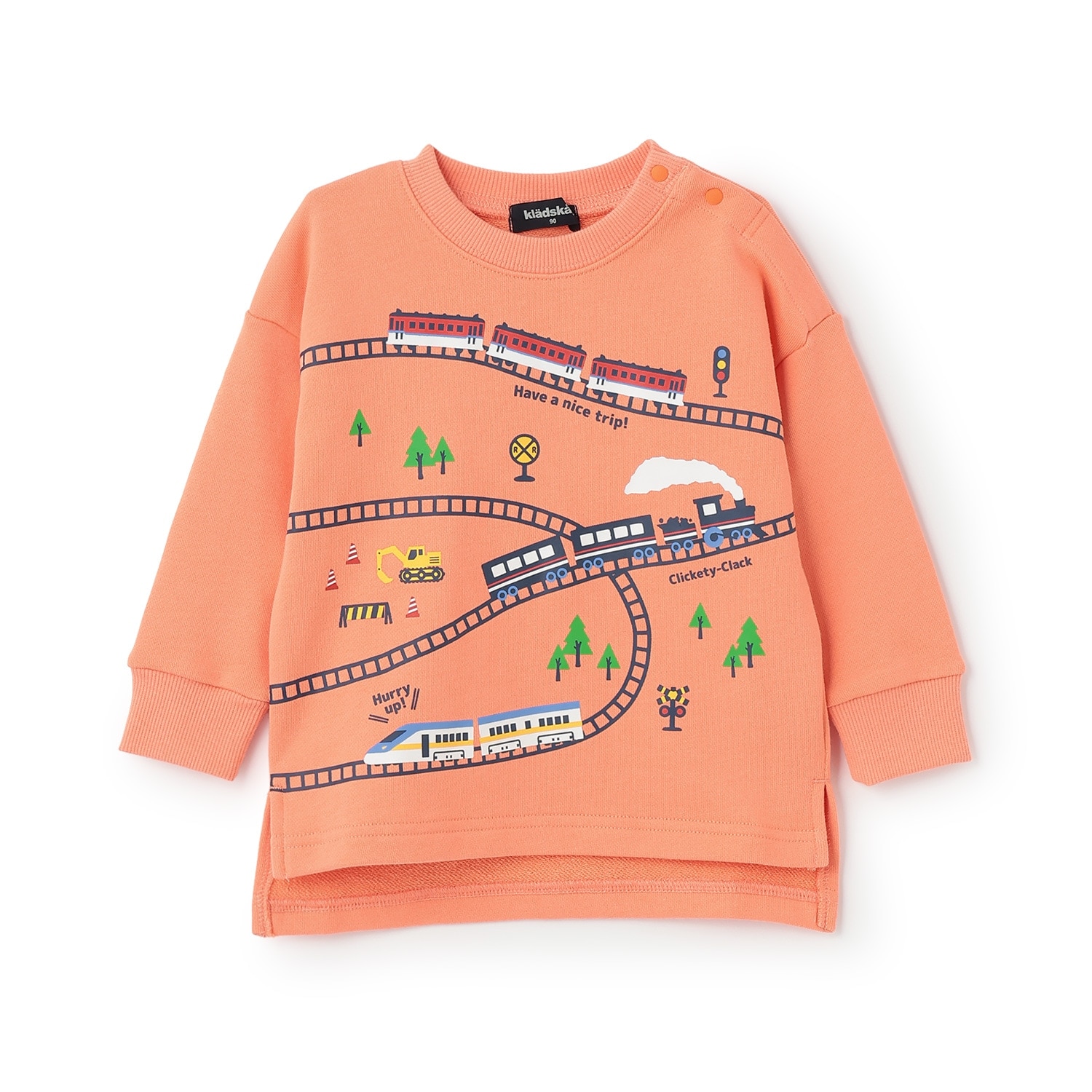 【人気商品再入荷】【直営店で取り扱い無し】電車プリントトレーナー