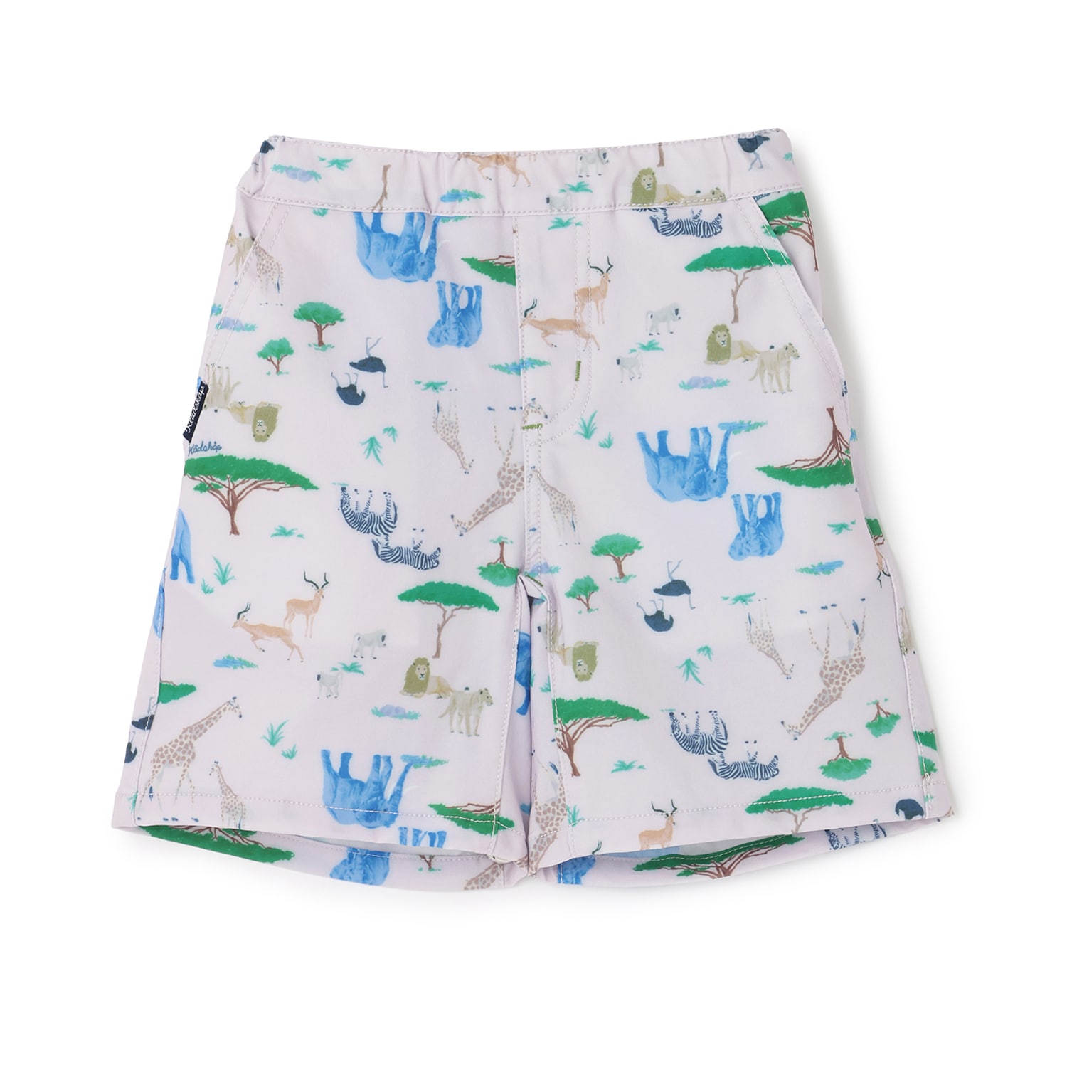 【人気商品再入荷】【直営店で取り扱い無し】サファリ柄5分丈パンツ