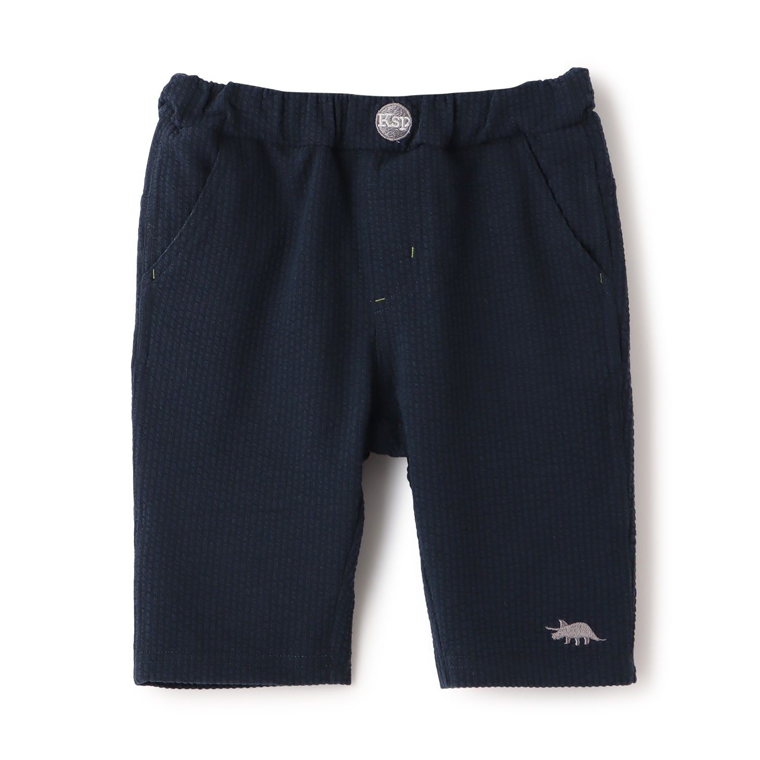 ☆彡ワンポイント刺しゅう6分丈パンツ