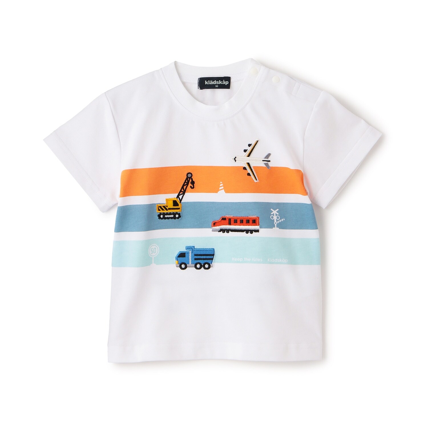 ☆彡乗り物グラフィック半袖Tシャツ