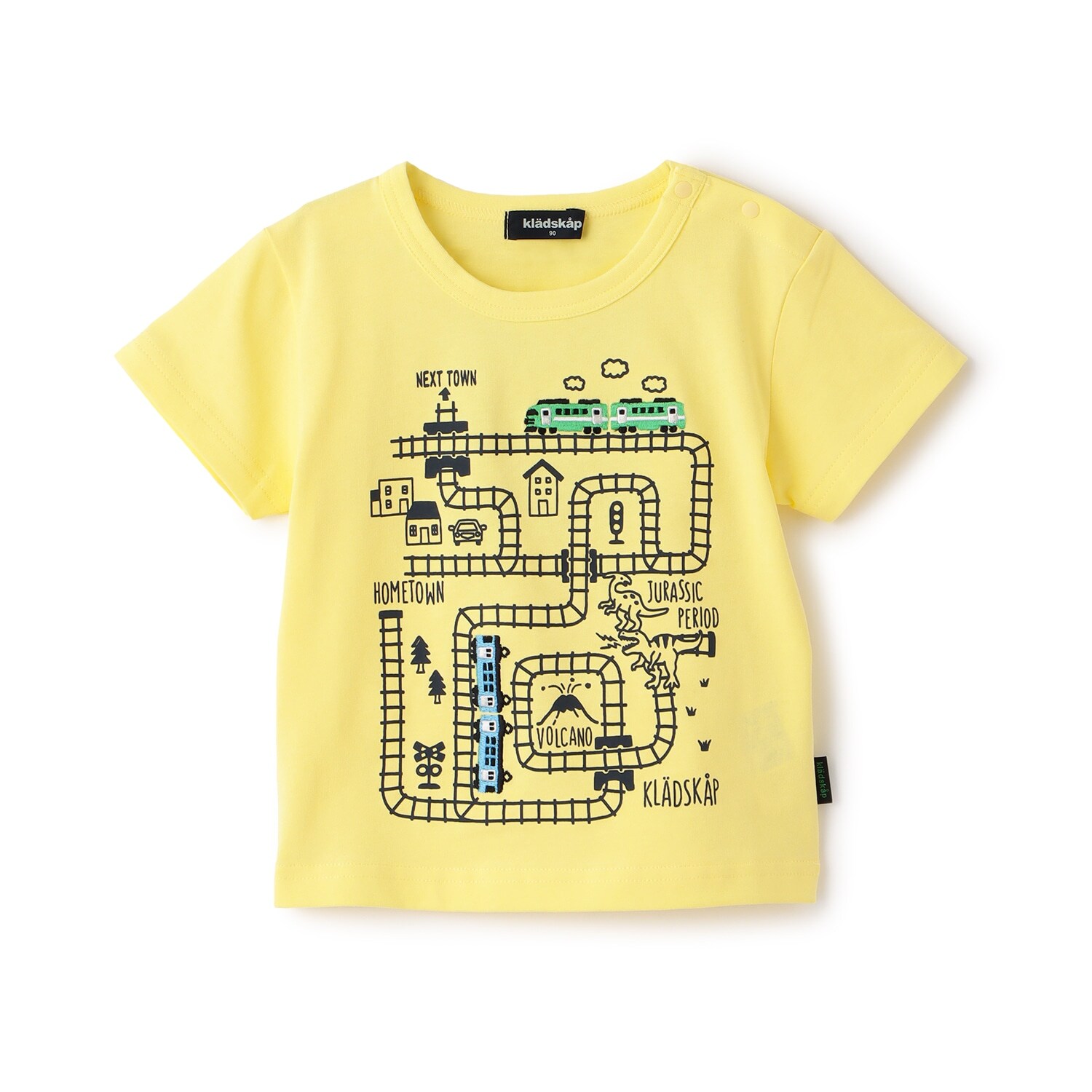☆彡電車と線路半袖Tシャツ