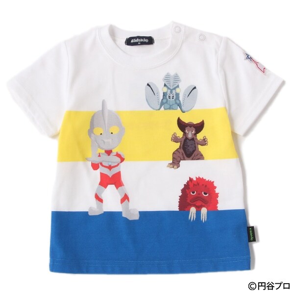 ウルトラマンシリーズコラボ 太ボーダーTシャツ