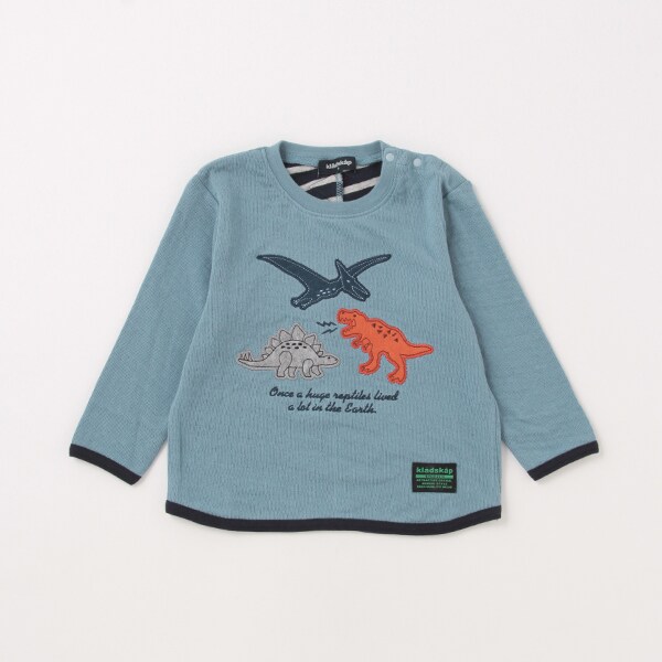 【人気商品再入荷】【直営店で取り扱い無し】恐竜接結長袖Tシャツ