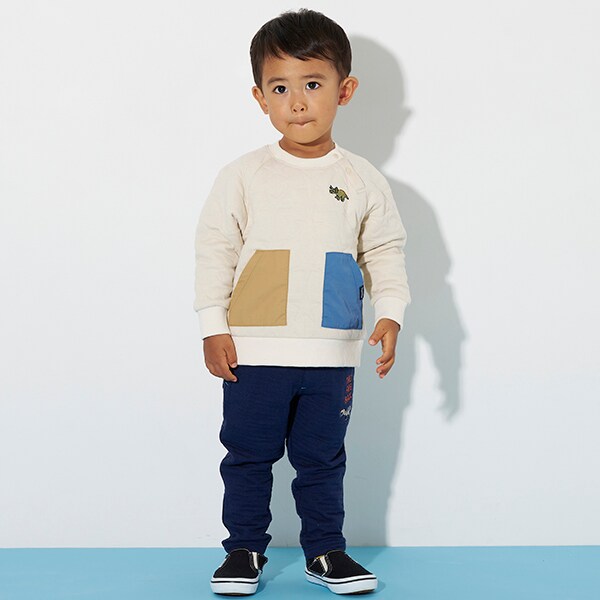 【人気商品再入荷】【直営店で取り扱い無し】恐竜接結ロング丈ストレートパンツ