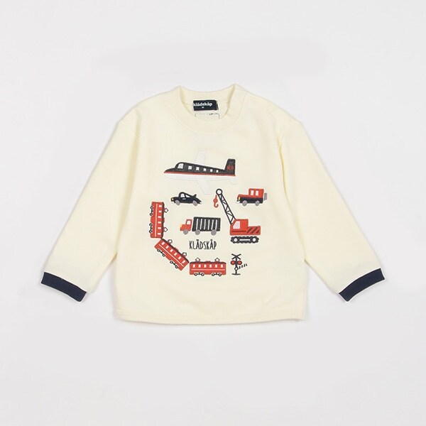 【人気商品再入荷】【直営店で取り扱い無し】乗り物アップリケトレーナー