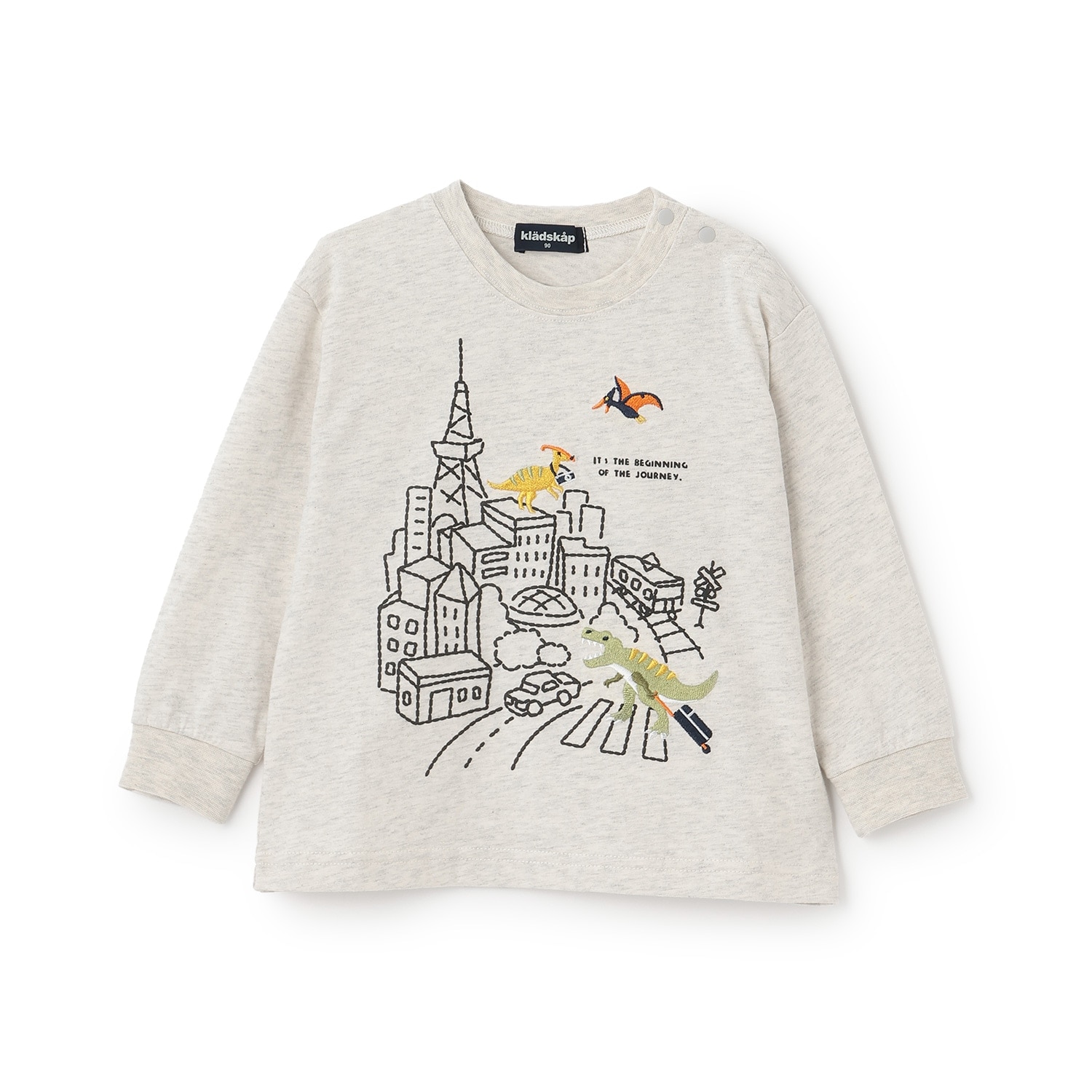 【人気商品再入荷】【直営店で取り扱い無し】旅ザウルス/恐竜長袖Tシャツ