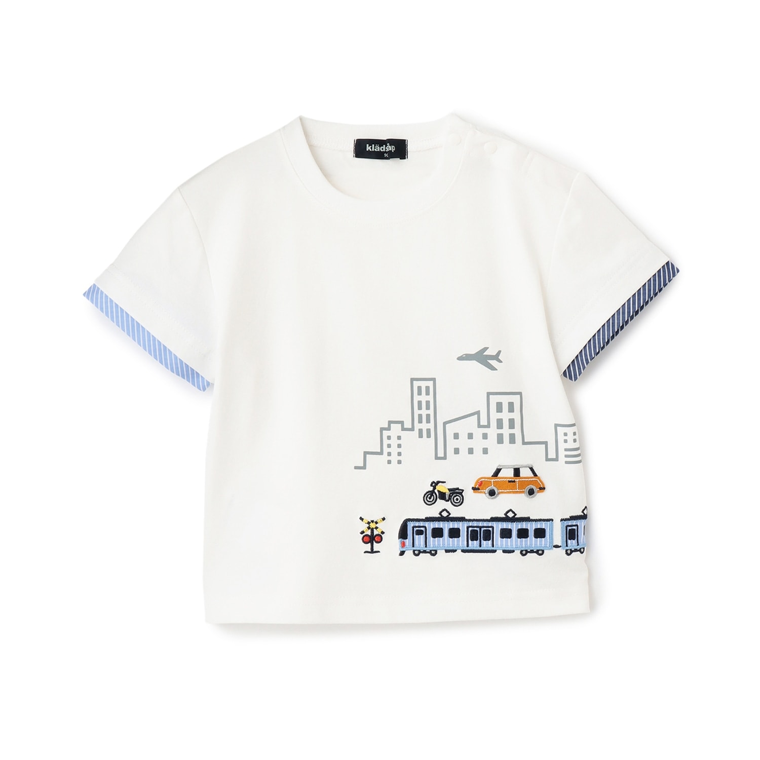 【人気商品再入荷】【直営店で取り扱い無し】乗り物と街半袖Tシャツ