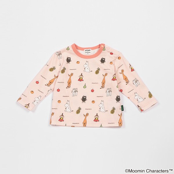 【MOOMIN】総柄長袖Tシャツ