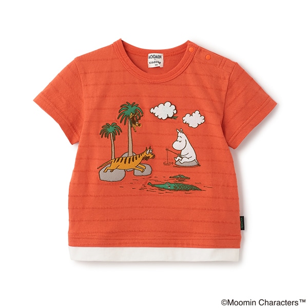 MOOMIN/ジャングル刺しゅう半袖Tシャツ