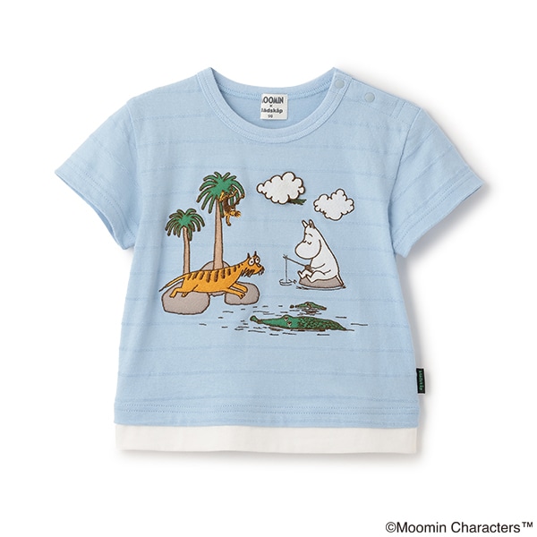 MOOMIN/ジャングル刺しゅう半袖Tシャツ