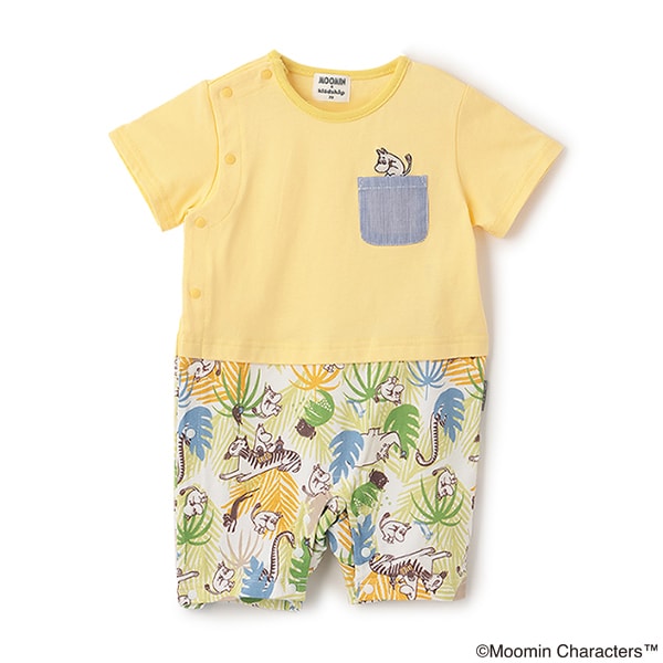 MOOMIN/ジャングル柄半袖カバーオール
