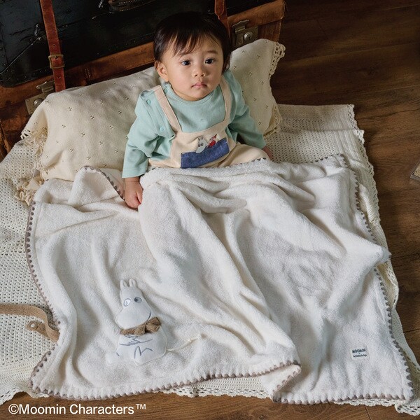 MOOMIN】ムーミンブランケット(F オフ ホワイト): 新生児
