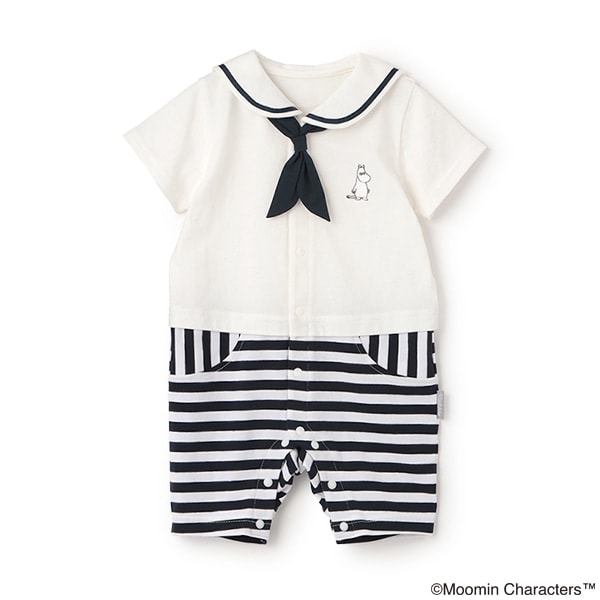 【MOOMIN】セーラーカラーカバーオール
