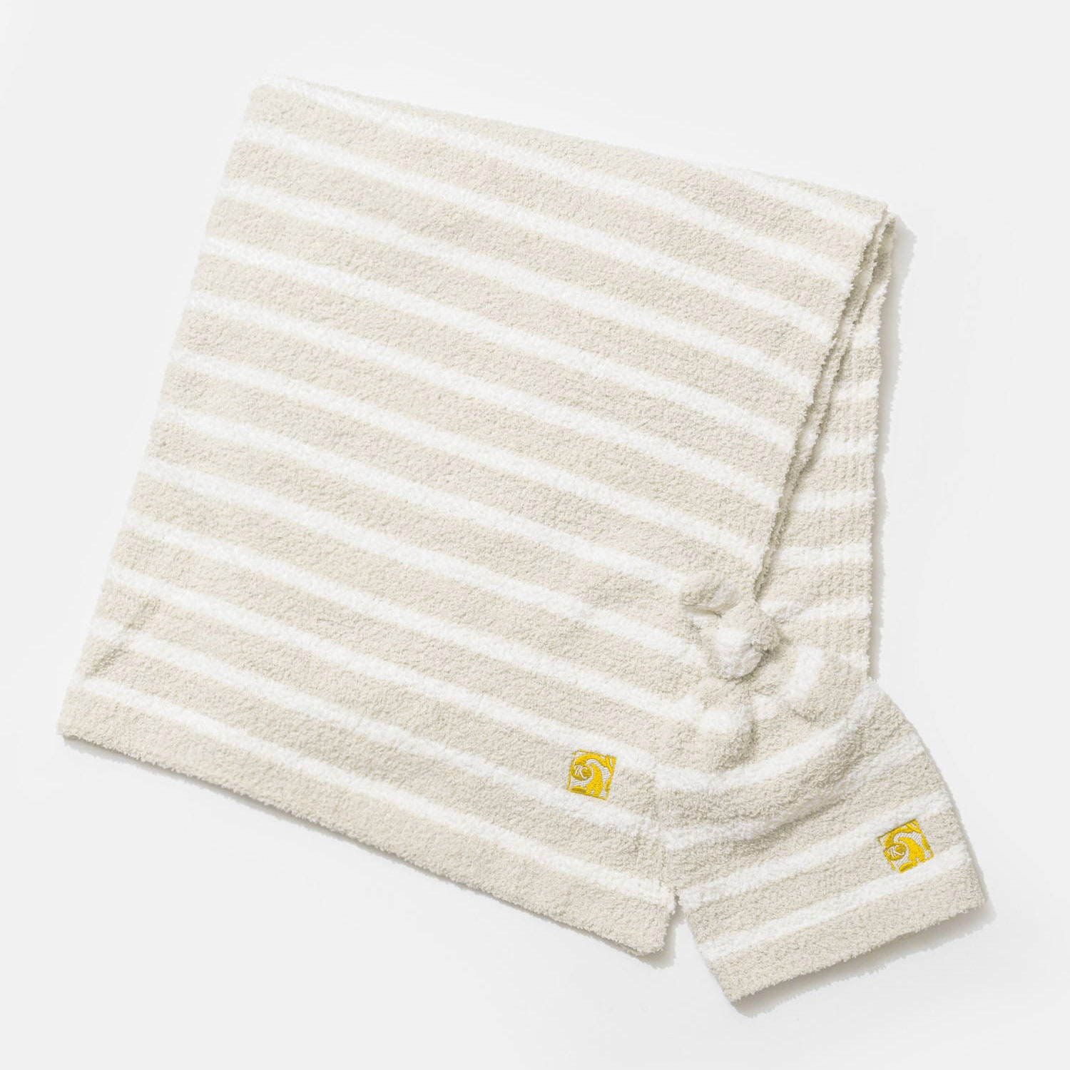 【Kashwere】カシウエア Baby Blanket Mini Stripe w/ Cap ブランケット キャップ付き