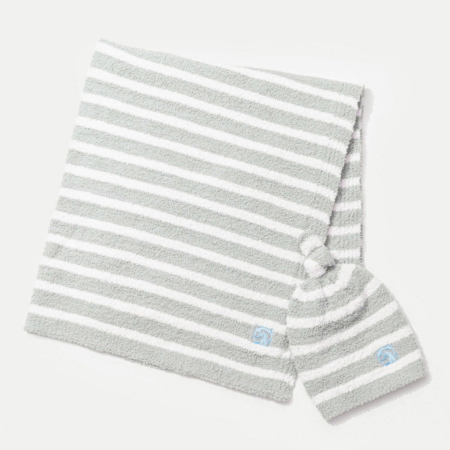 【Kashwere】カシウエア Baby Blanket Mini Stripe w/ Cap ブランケット キャップ付き