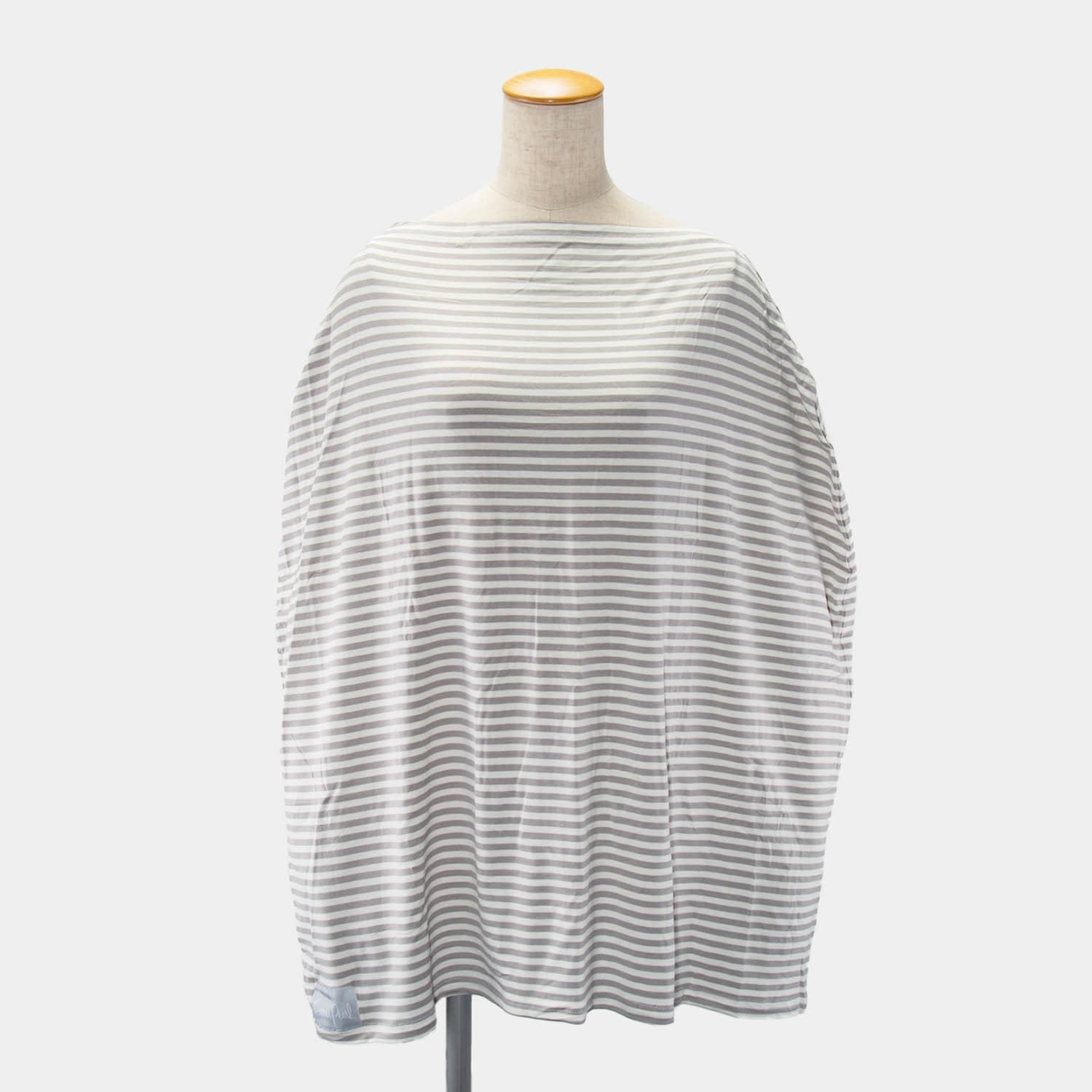 【Copper Pearl】コッパーパール ボーダー ポンチョ型 授乳ケープ