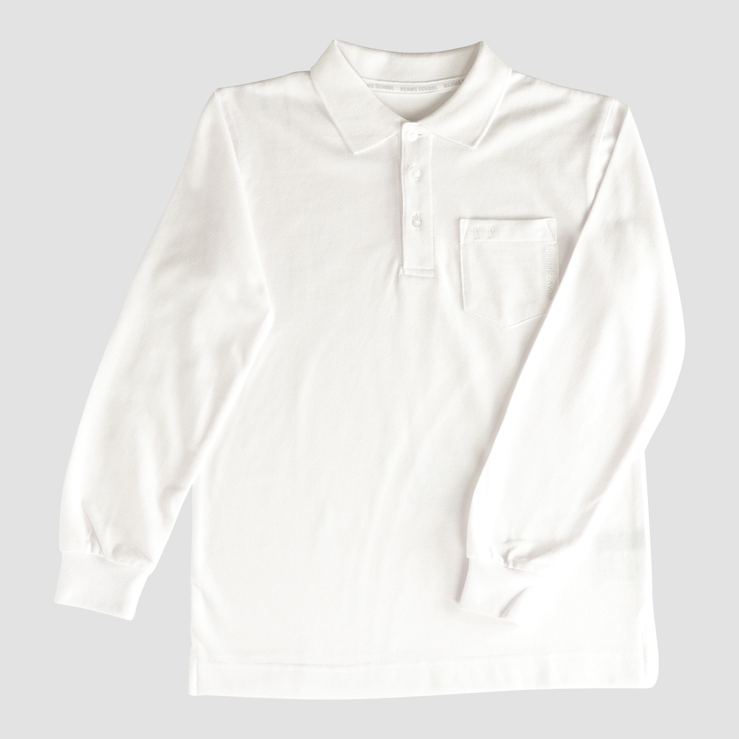 【BEAMS】TS長袖ポロシャツ