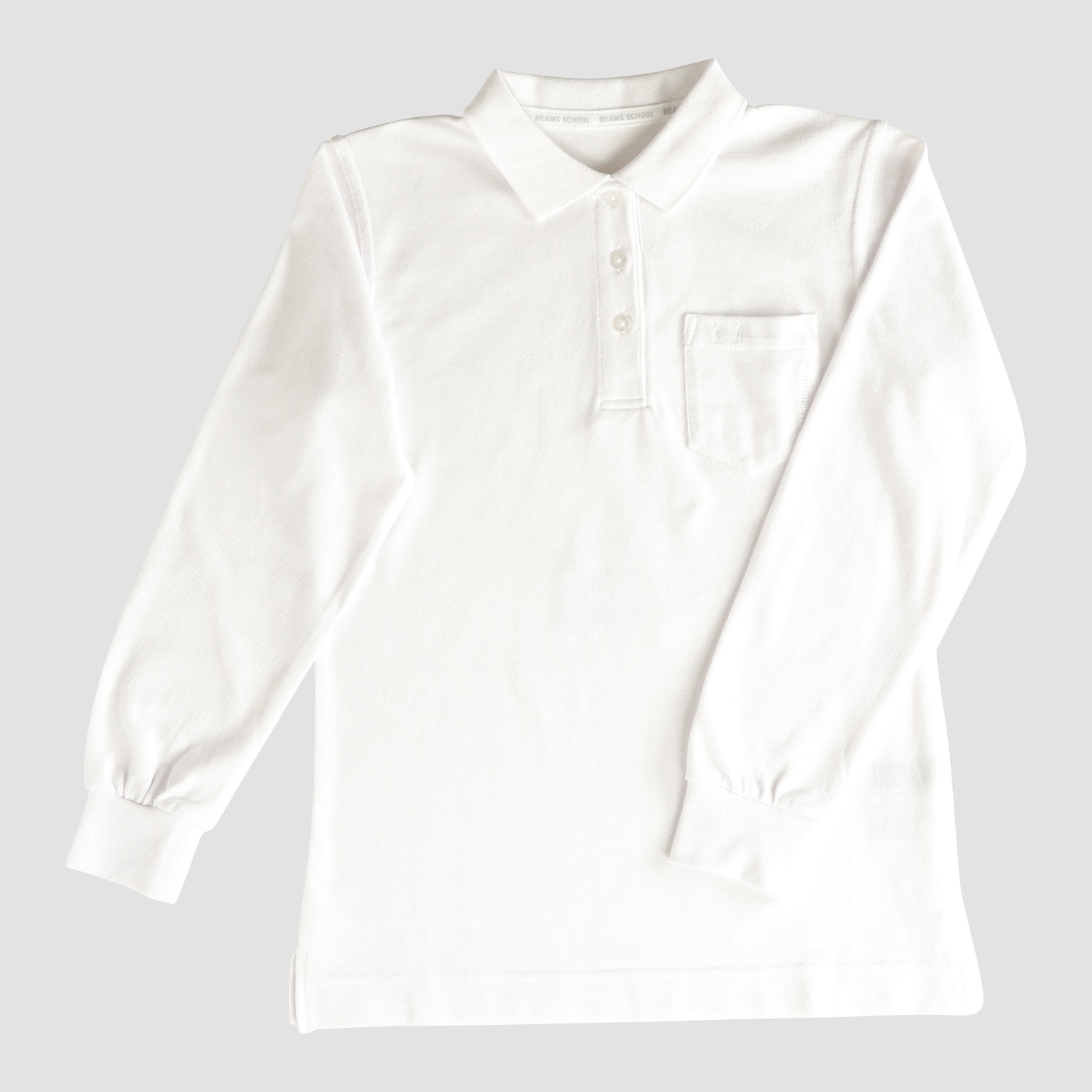 【BEAMS】TS長袖ポロシャツ