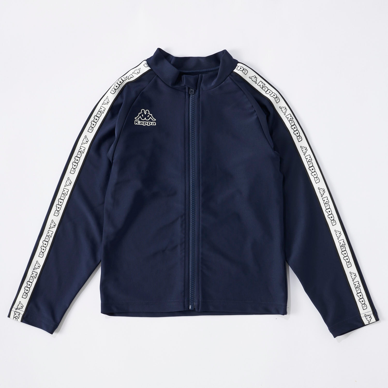 【Kappa】長袖ロゴテープラッシュガード