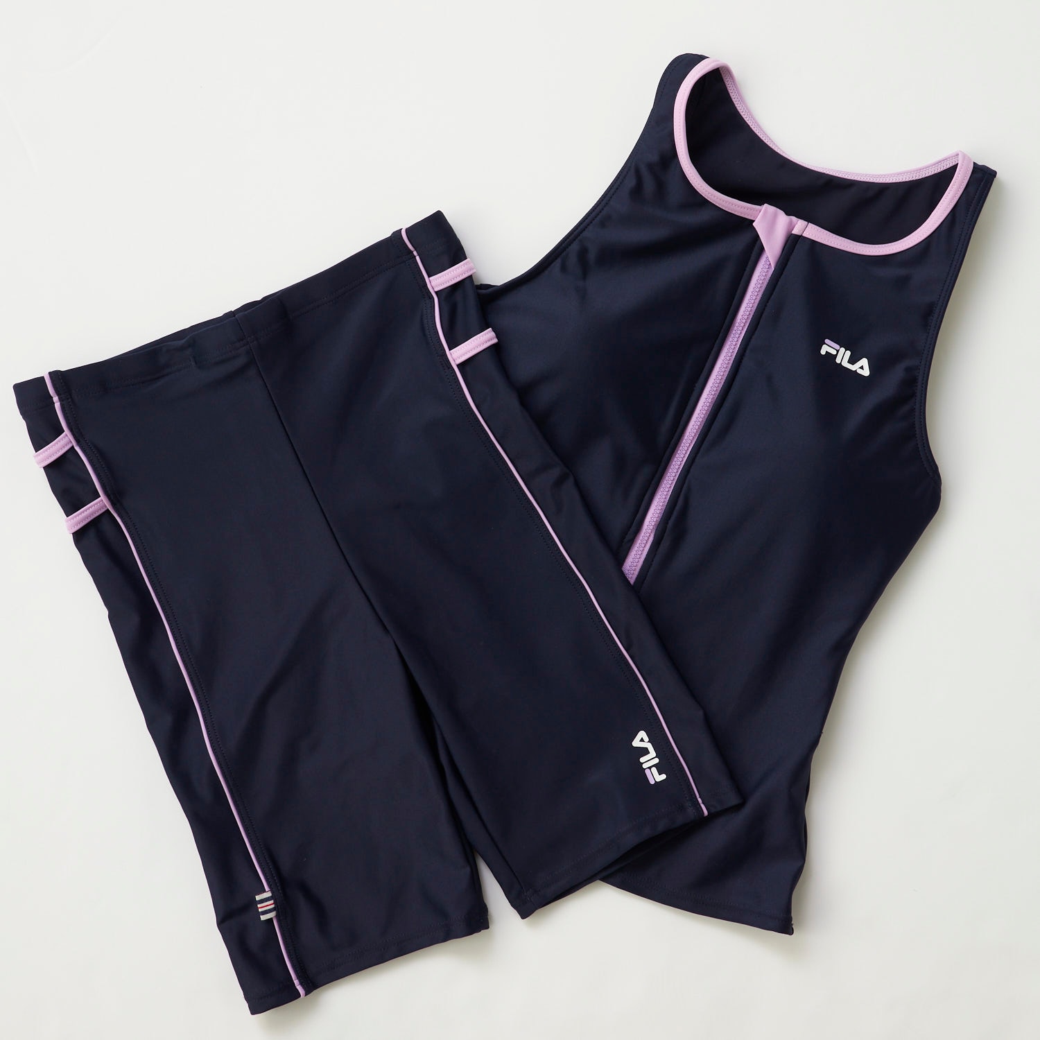 【SWIM】【FILA】ワンポイントZIPタンクトップセパレートスクール水着