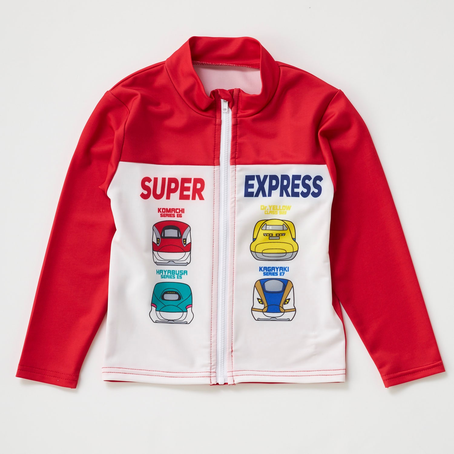 【シンカンセン】長袖配色切替ラッシュガード