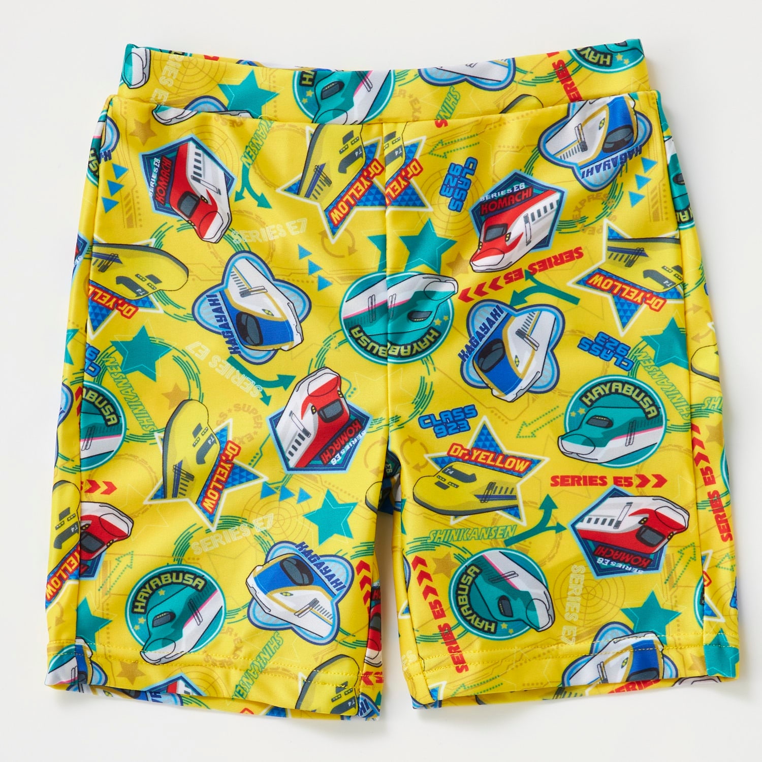 【シンカンセン】総柄スイムパンツ ストレッチ素材