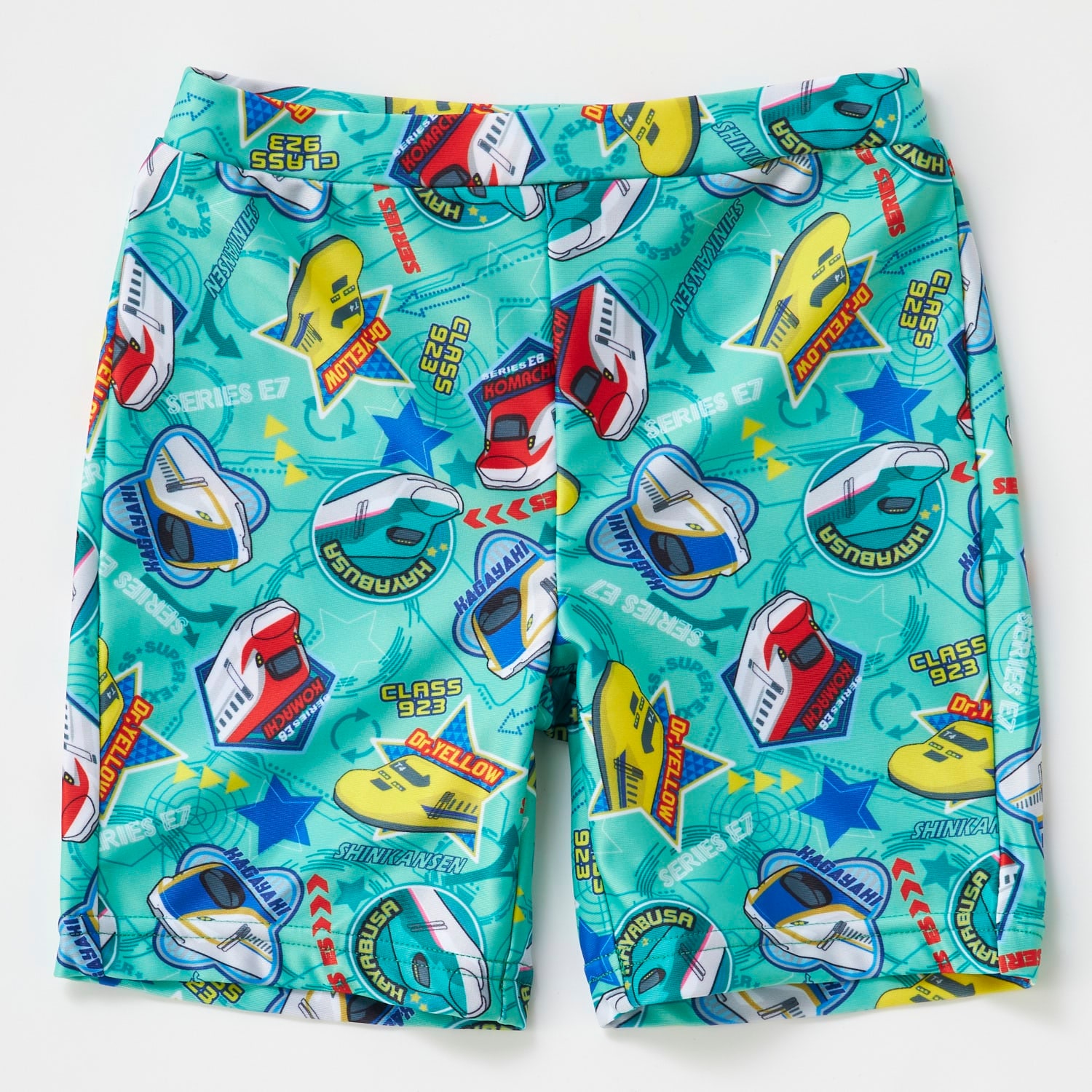 【シンカンセン】総柄スイムパンツ ストレッチ素材