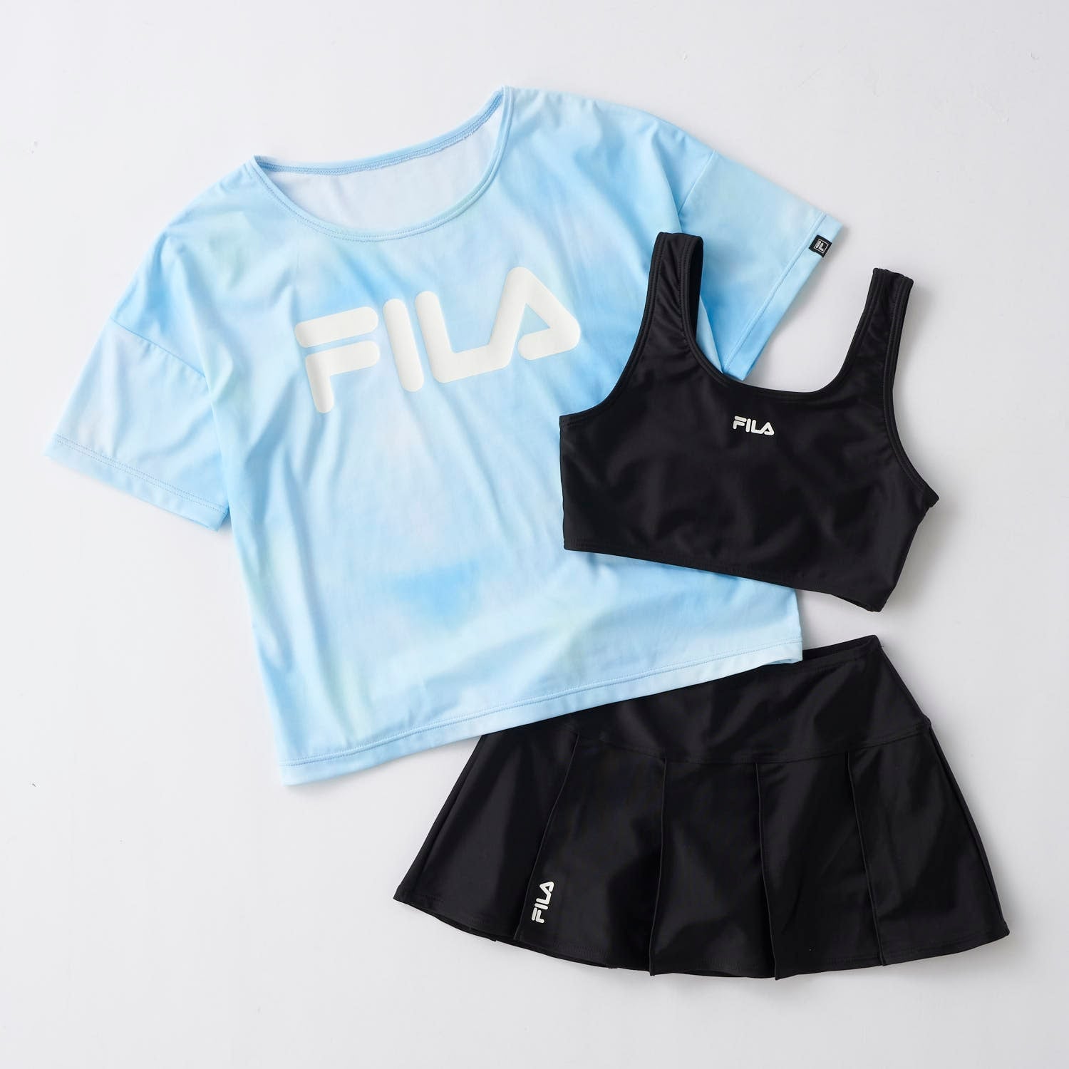 【FILA】タイダイ3点セット水着