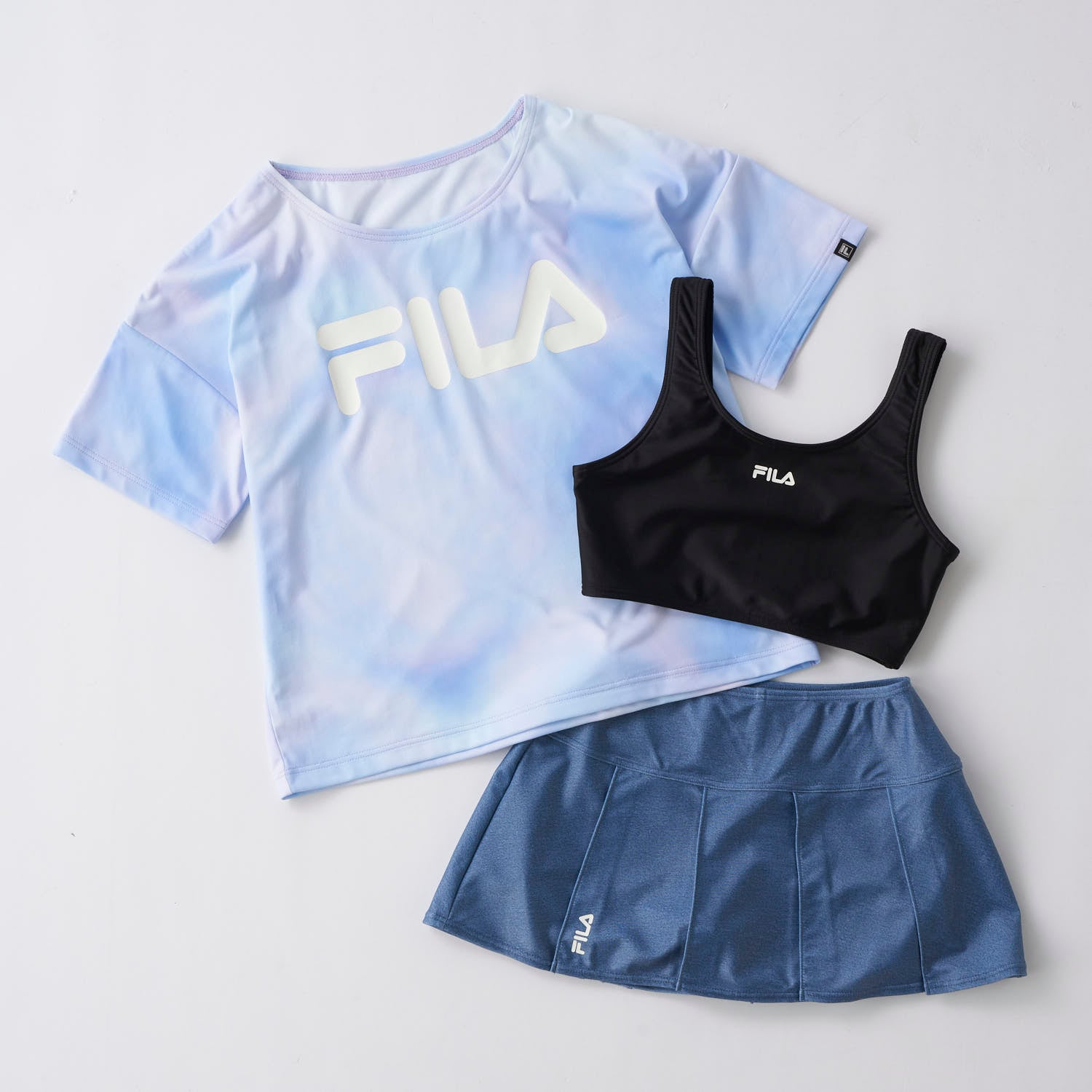 【FILA】タイダイ3点セット水着