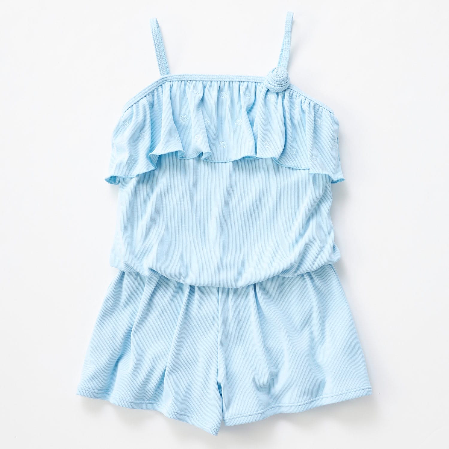 【REYES REYES】コサージュ付きオールインワン水着