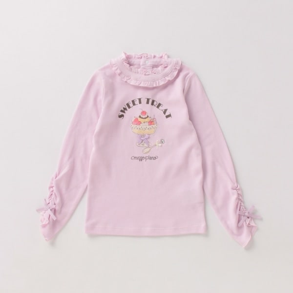 パフェプリントフリル衿Tシャツ