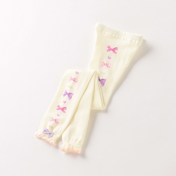 リボン柄スパッツ