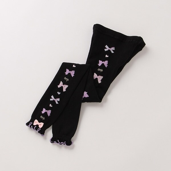 リボン柄スパッツ