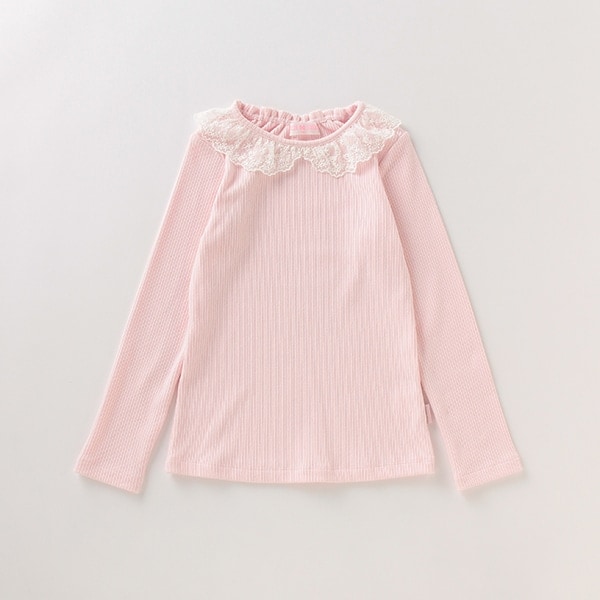 衿レースTシャツ