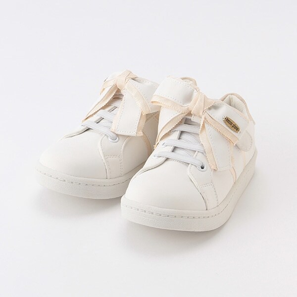 Narumiya Online ナルミヤ オンラインの公式通販サイトリボンつきベルトスニーカー 17cm オフ ホワイト キッズ