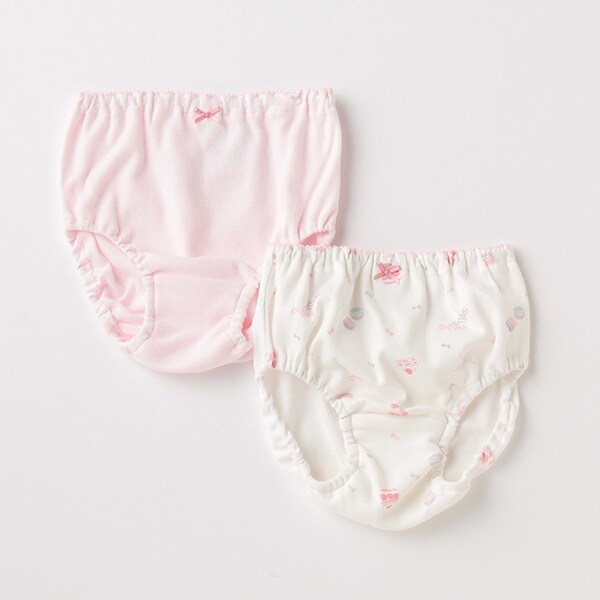 【抗菌防臭】クマ柄・スウィーツ柄ショーツセット