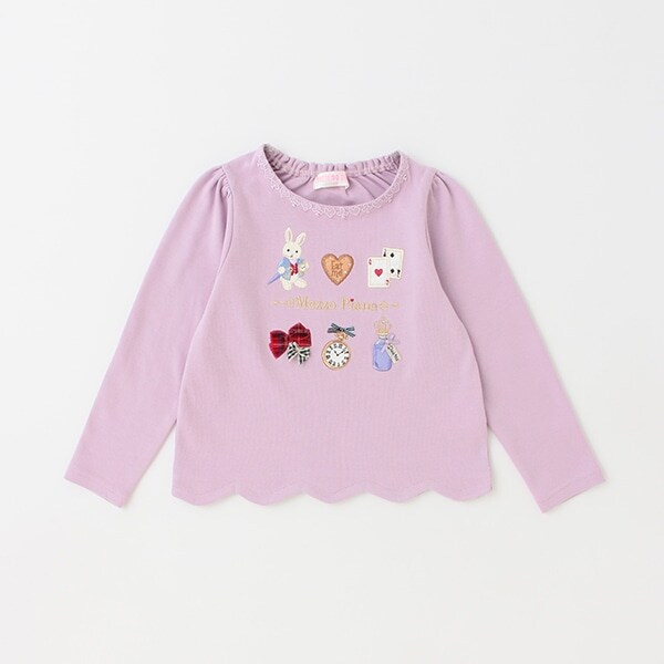 アリスモチーフ　長袖Ｔシャツ