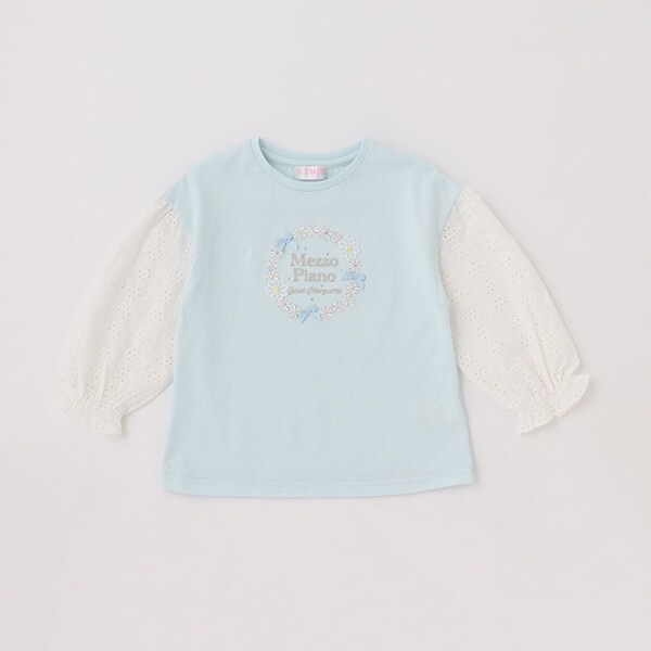 マーガレット　7分袖レースTシャツ