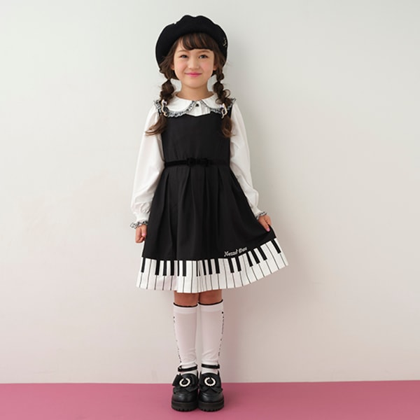 ピアノ ジャンパースカート(110cm 黒): キッズ - ナルミヤ オンライン