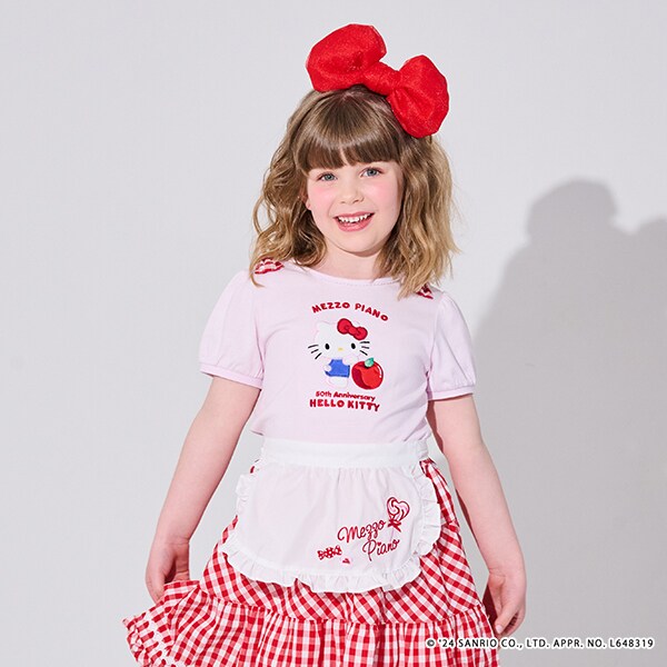 Hello Kitty 50th】裾スカラップTシャツ(90cm ライト ピンク): キッズ - ナルミヤ オンライン公式サイト