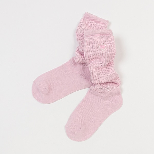 ロゴ刺しゅう　ルーズソックス【日本製】