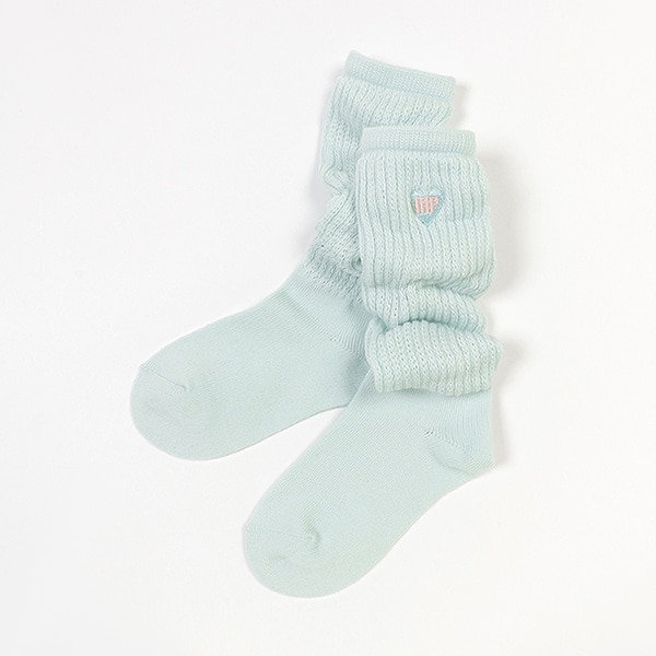 ロゴ刺しゅう　ルーズソックス【日本製】