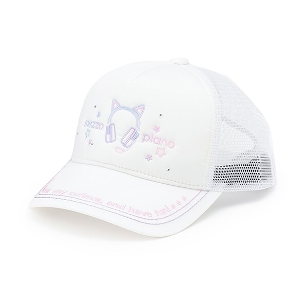 ロゴ刺しゅう メッシュキャップ(F(54-56cm) サックス): キッズ