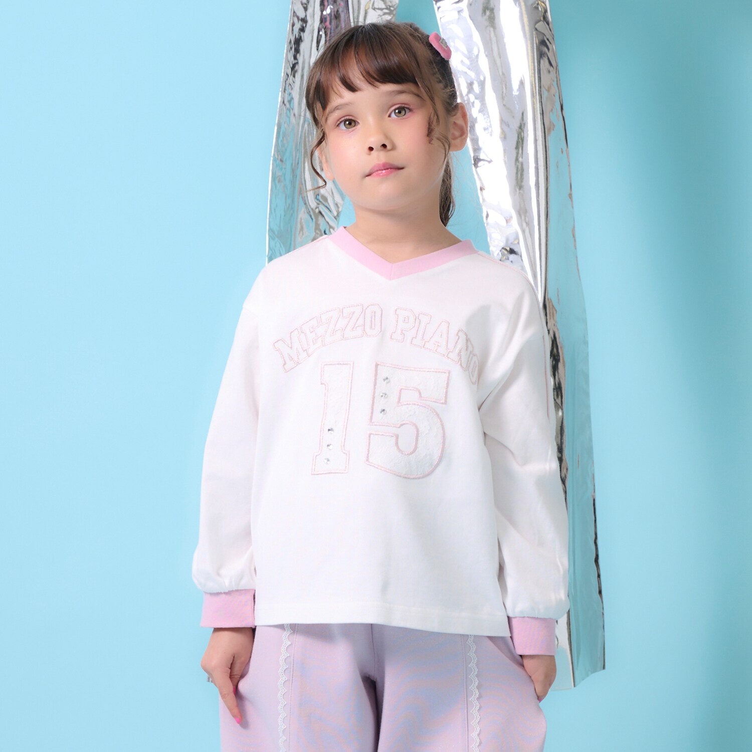 レースナンバリング　長袖Tシャツ