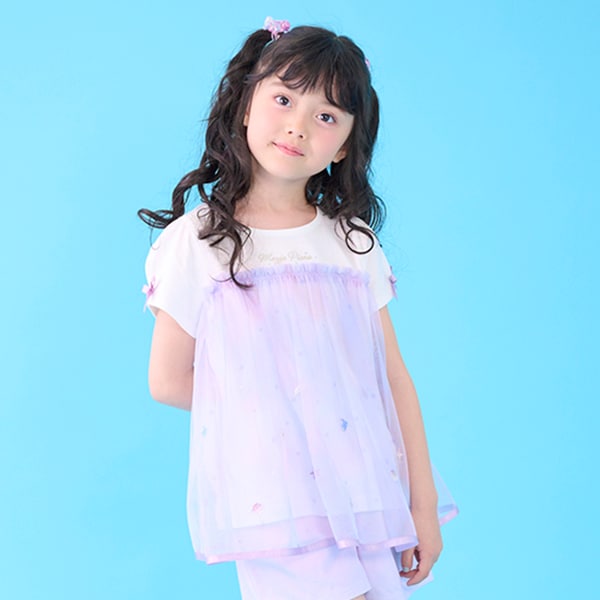 moi tytto ダンボールチュールチュニック レディース : ZOZOTOWN