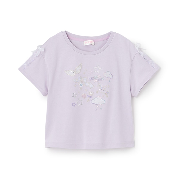 エンジェルモチーフ　半袖Tシャツ