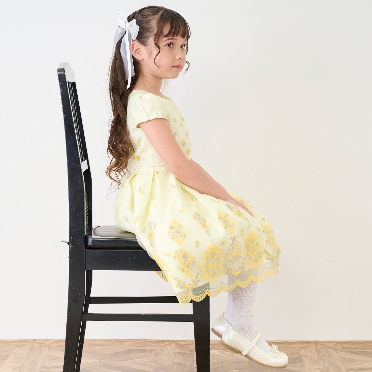 Mezzo Piano プリンセス トレーナー　130cm プリンセスラメ裏毛トレーナー(90 グレー): キッズ - ナルミヤ