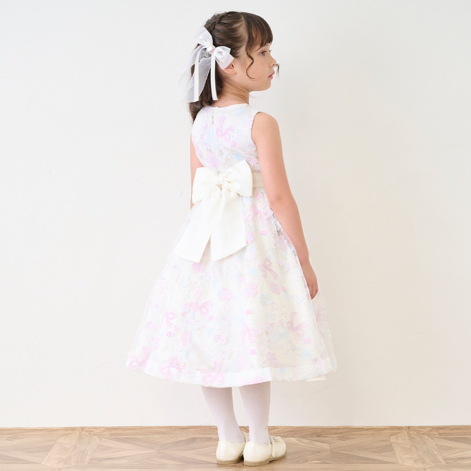 新品　mezzo piano 花柄 刺繍 フォーマル ドレス ワンピース　130 楽天市場】メゾピアノ(mezzo piano)花柄刺しゅうレース
