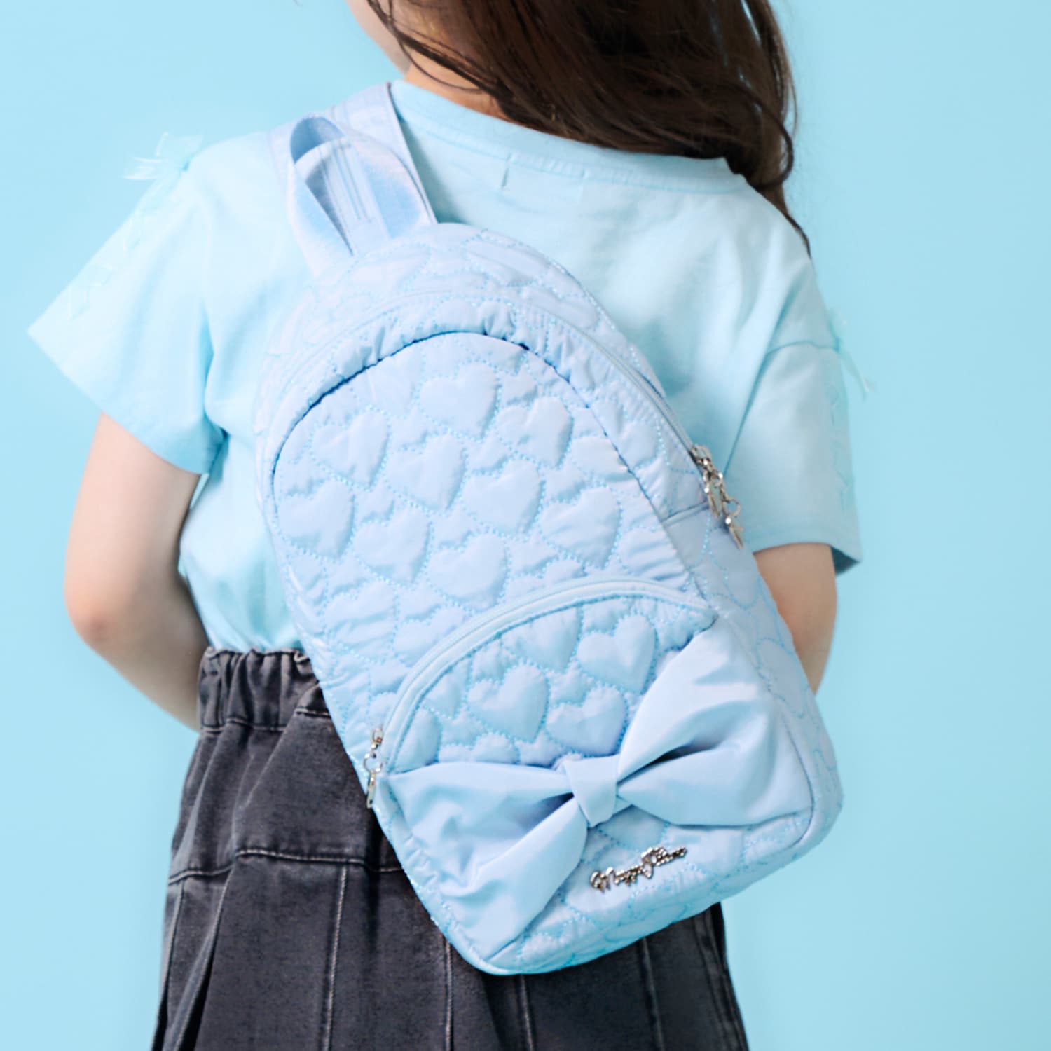 ★新作2WAY★お出かけスーちゃん＆ことり　リュック　ボディバッグ　ハンドメイド ☆新作2WAY☆お出かけスーちゃん＆ことり リュック ボディバッグ